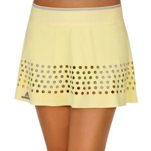 Stella McCartney x Adidas Barricade Tennis Skirt in Yellow Sz L